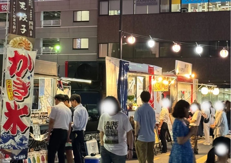 こまき駅前ビヤガーデン 2025年の様子