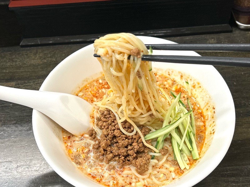 小牧ラーメン　自家製麺いづみ　冷やし担々麺