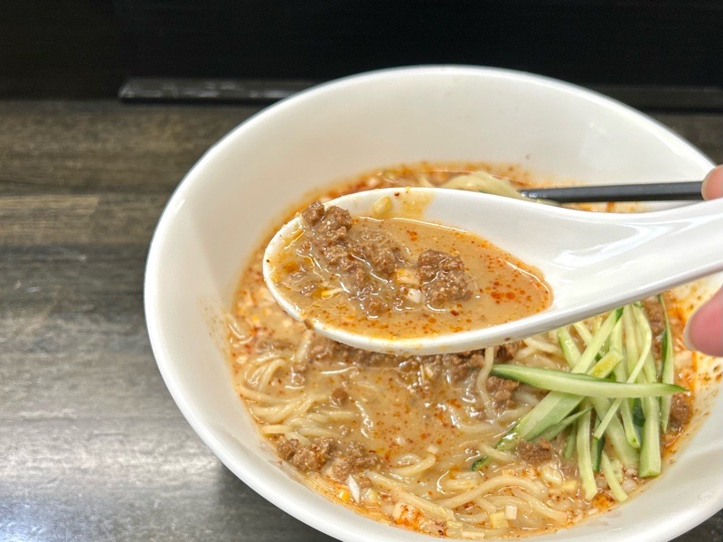 小牧ラーメン　自家製麺いづみ　冷やし担々麺