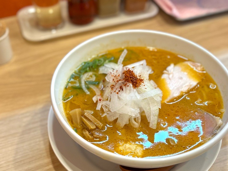 鶏そばから揚げ らーめんえびす江南店　辛味噌