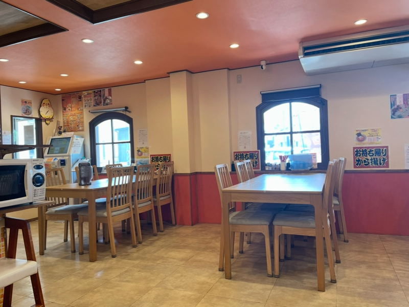 鶏そばから揚げ らーめんえびす江南店　店内