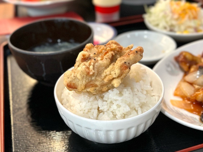 犬山ランチ　台湾料理安福　メニュー　ランチセットの酢豚