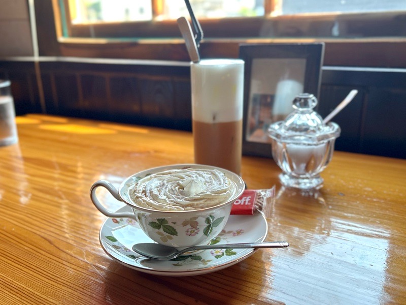 江南カフェ トムズコーヒー TOM'SCOFFEEのパスタ ドリンク
