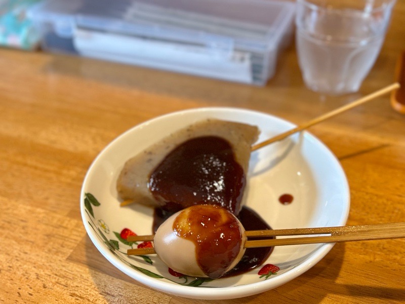 犬山ランチ　お好み焼きたんぽぽ　おでん