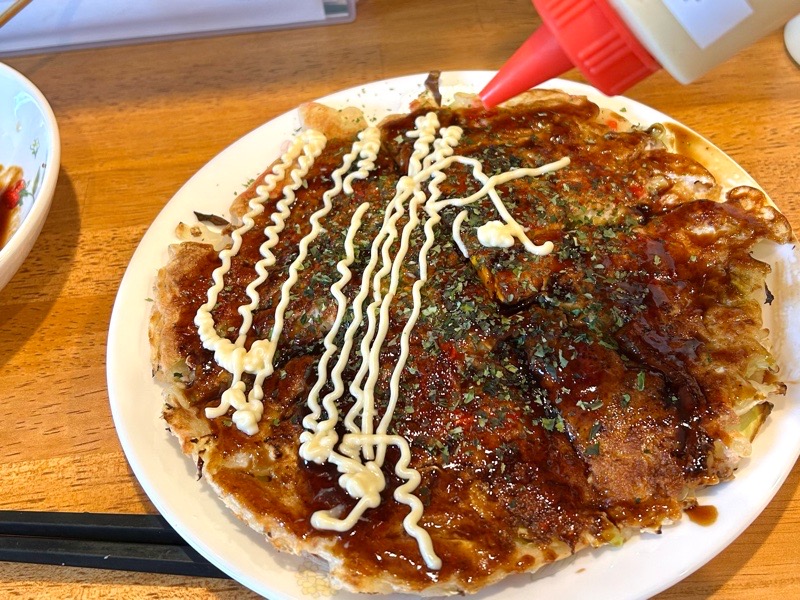 犬山ランチ　お好み焼きたんぽぽ　マヨネーズかけ放題