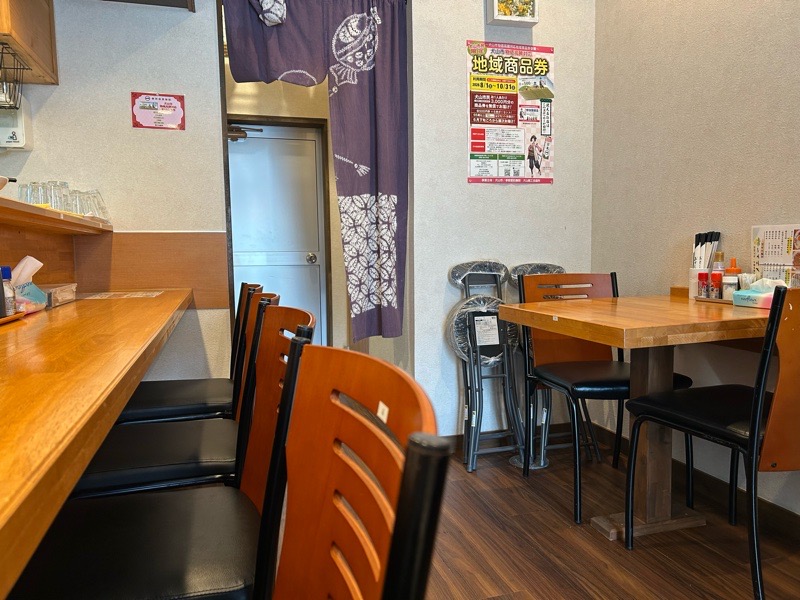 犬山ランチ　お好み焼きたんぽぽ　お店の店内