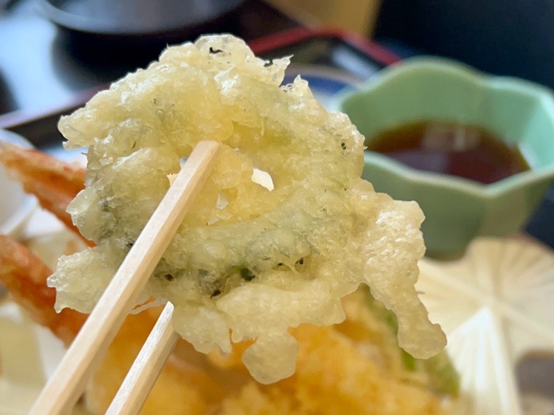 犬山　ランチ　ディナー　うなぎの大安　天ぷら盛り合わせセット