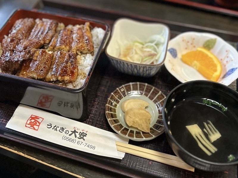 犬山　ランチ　ディナー　うなぎの大安　うな重