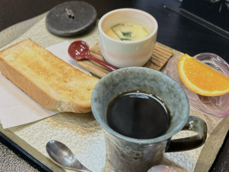 小牧市ランチ 角屋のモーニング 茶碗蒸しモーニング
