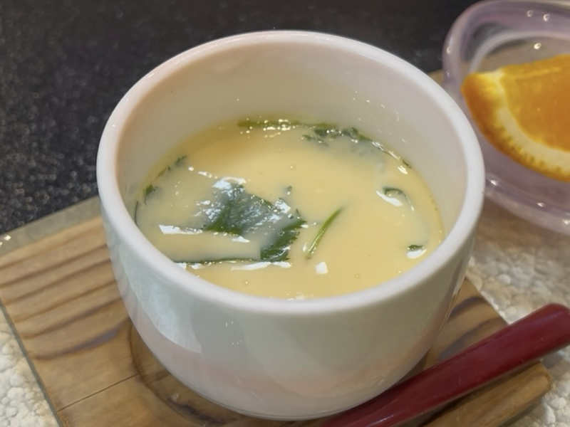 小牧市ランチ 角屋のモーニング 茶碗蒸し