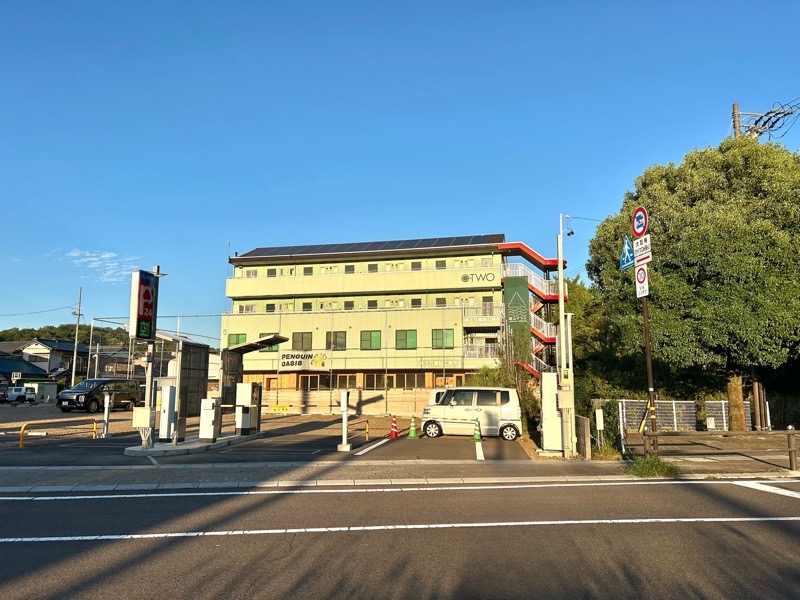 各務原市 鵜沼駅 城山テラス 花豆風月の駐車場