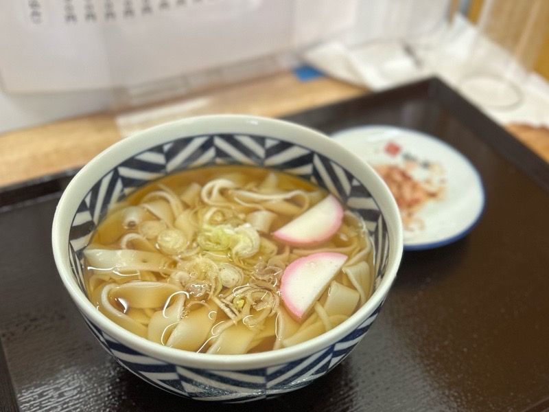 大口町グルメ　きしめんうどんナルト