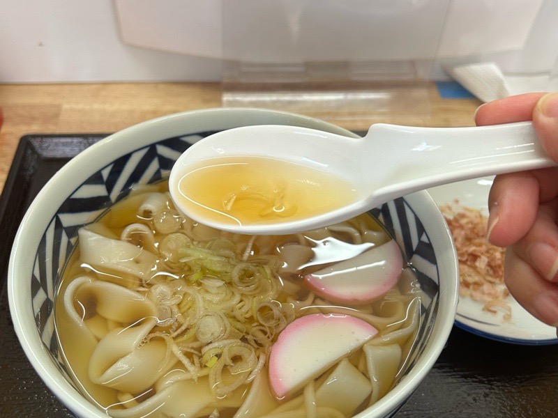 大口町グルメ　きしめんうどんナルト